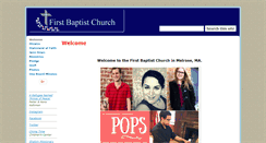 Desktop Screenshot of firstbaptistmelrose.org